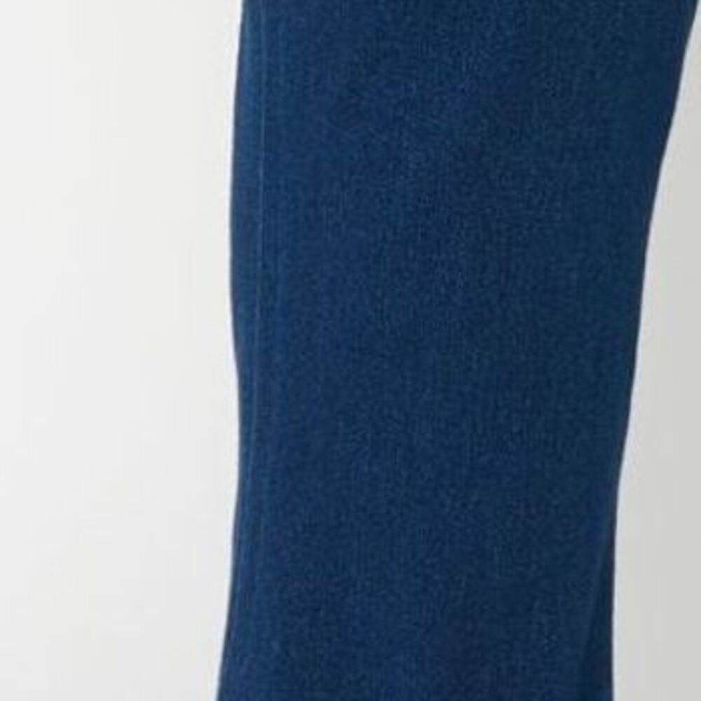 Susan Graver Women's Pants Sz 2 Cool Touch Denim Boot Cut Pants- Blue A704942 - Picture 2 of 4